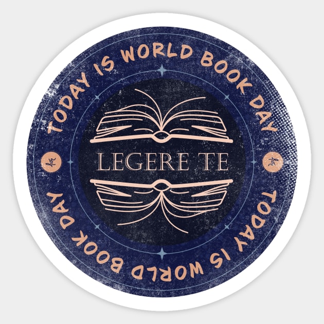 Today is World Book Day Sticker by lvrdesign